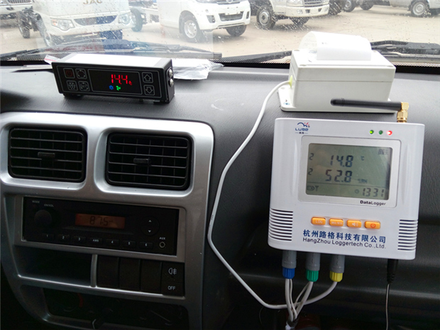 杭州路格温湿度记录仪与微型打印机安装效果