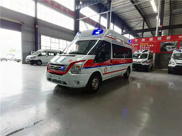 福特V348长轴救护车价格及配置 新世代监护型救护车厂家促销